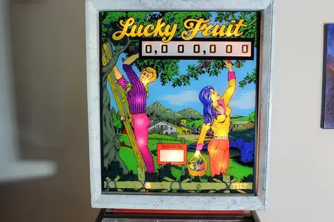 Lucky Fruit backglass