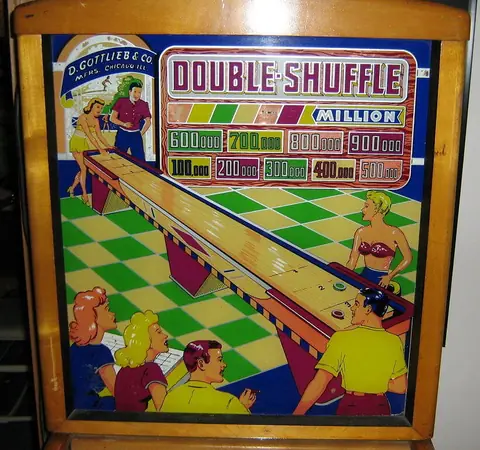 Double-Shuffle backglass