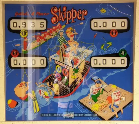 Skipper backglass
