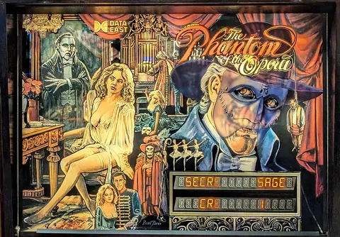 Phantom of the Opera backglass
