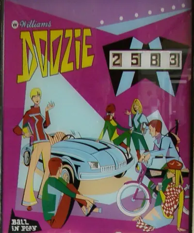 Doozie backglass