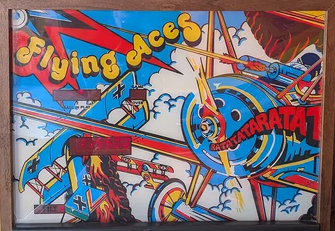 Flying Aces backglass