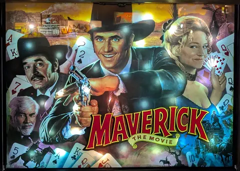 Maverick backglass