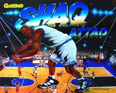 Shaq Attaq backglass