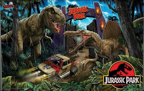 Jurassic Park backglass