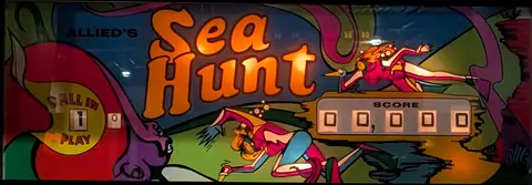 Sea Hunt backglass