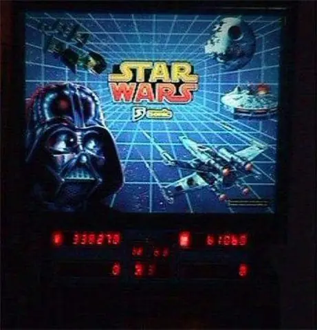 Star Wars backglass