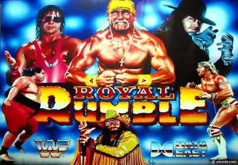 WWF Royal Rumble backglass