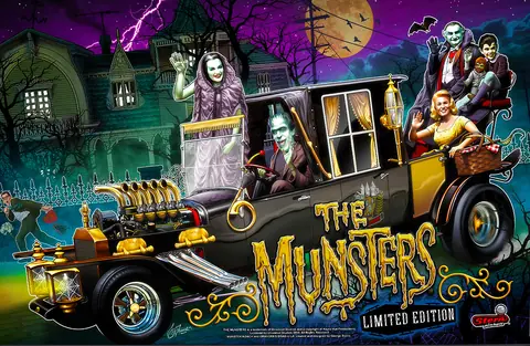 The Munsters backglass