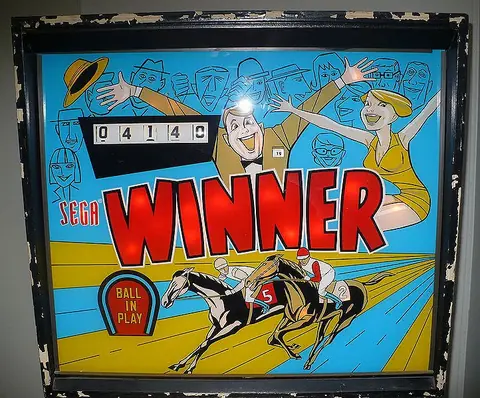 Winner backglass