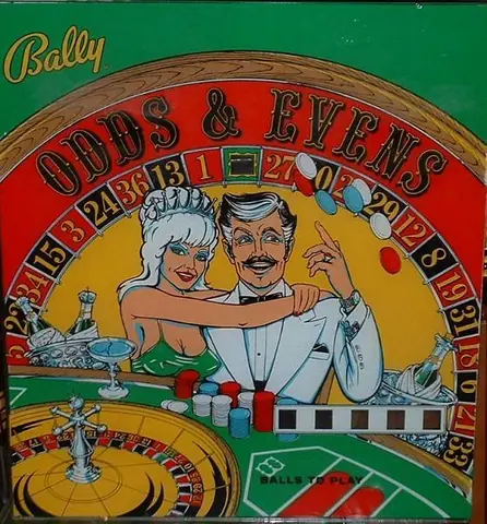 Odds & Evens backglass