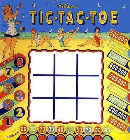 Tic-Tac-Toe backglass