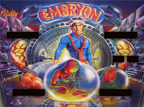 Embryon backglass