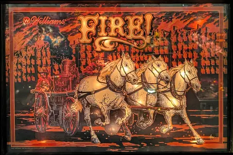 Fire! backglass