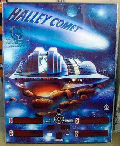 Halley Comet backglass