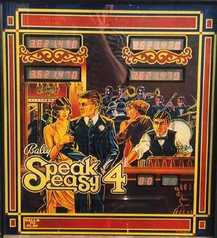 Speakeasy backglass