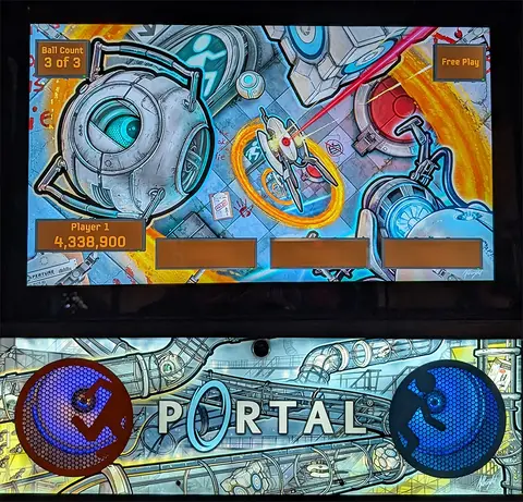 Portal backglass