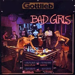 Bad Girls backglass