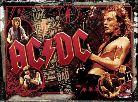 AC/DC (Premium) backglass