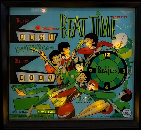 Beat Time backglass
