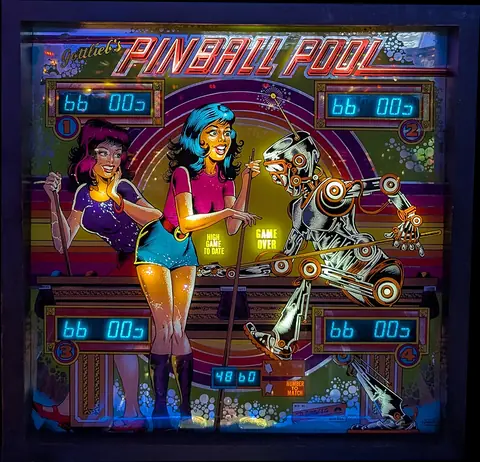 Pinball Pool backglass