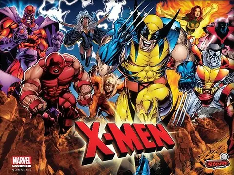 X-Men backglass