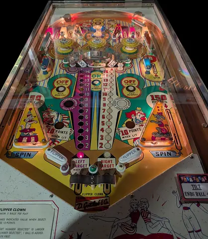 Flipper Clown playfield
