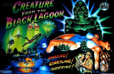 Creature from the Black Lagoon backglass