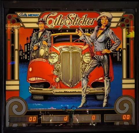 City Slicker backglass