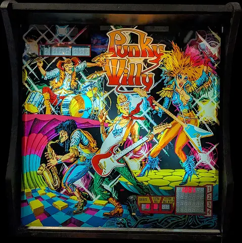 Punky Willy backglass