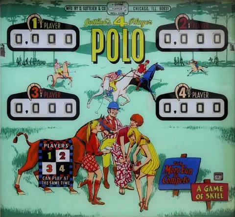 Polo backglass
