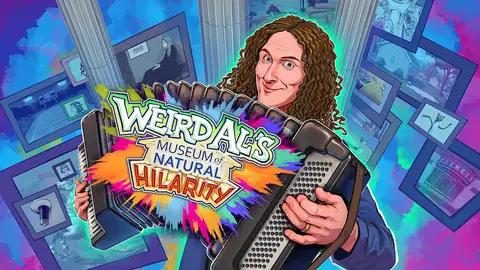 Weird Al's Museum of Natural Hilarity backglass