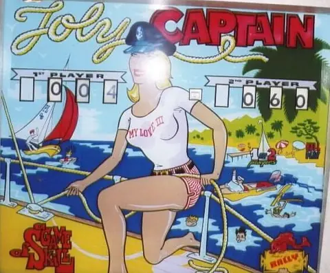 Joly Captain backglass