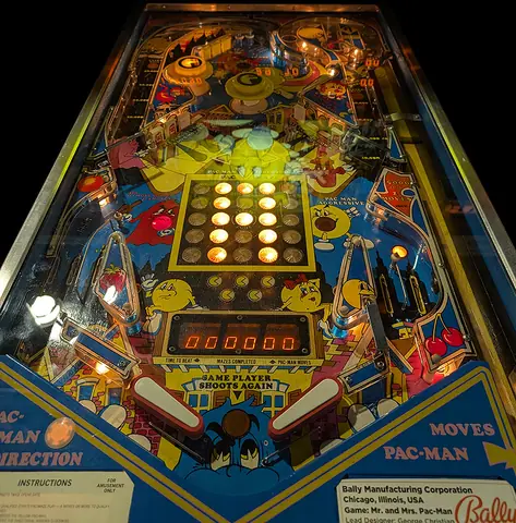 Mr. & Mrs. Pac-Man playfield
