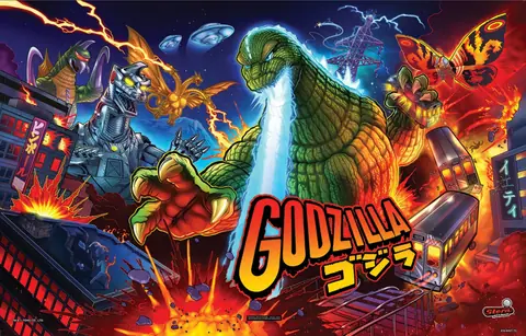 Godzilla (Pro) backglass