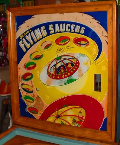Flying Saucers backglass