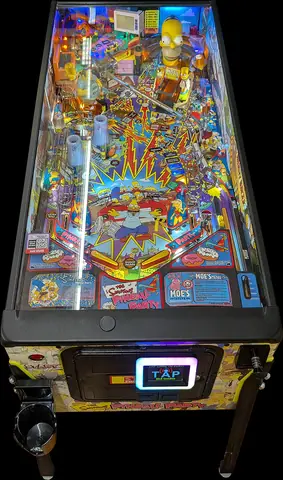 The Simpsons Pinball Party playfield