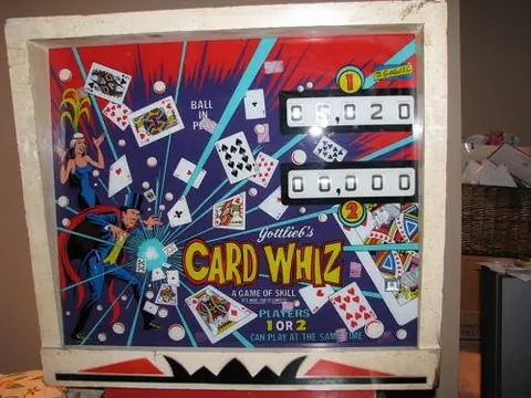 Royal Flush / Card Whiz backglass