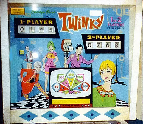 Twinky backglass
