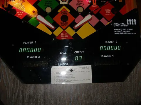 Lucky Draw playfield
