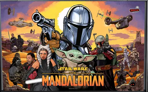 The Mandalorian (Pro) backglass