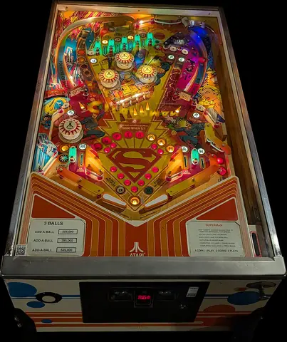 Superman playfield