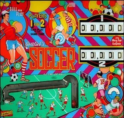 Soccer / Super Soccer backglass