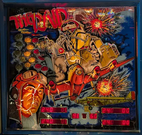 The Raid backglass