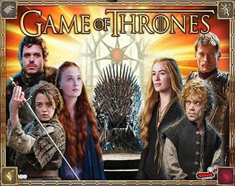 Game of Thrones backglass