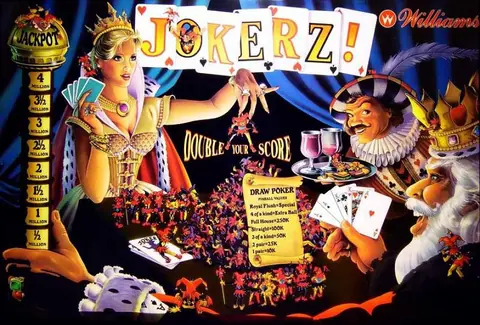 Jokerz! backglass
