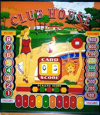 Club House backglass