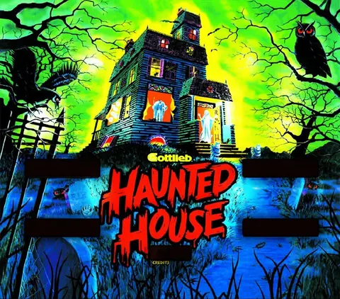 Haunted House backglass