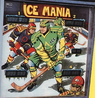 Ice Mania backglass