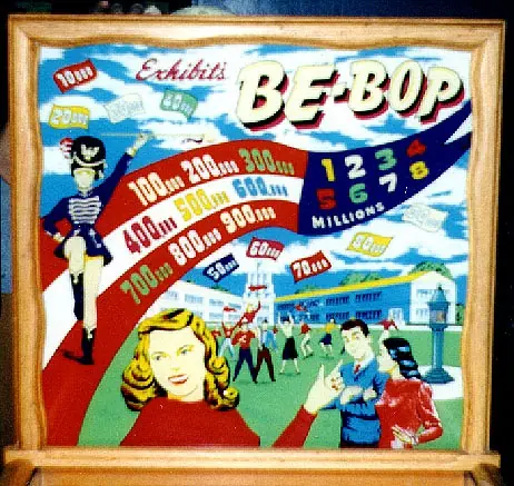 Be-Bop backglass